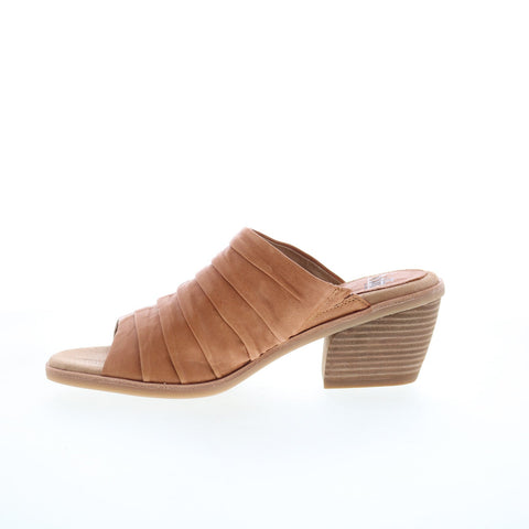 Sofft Pienza SF0043500 Womens Brown Leather Heeled Sandals Shoes