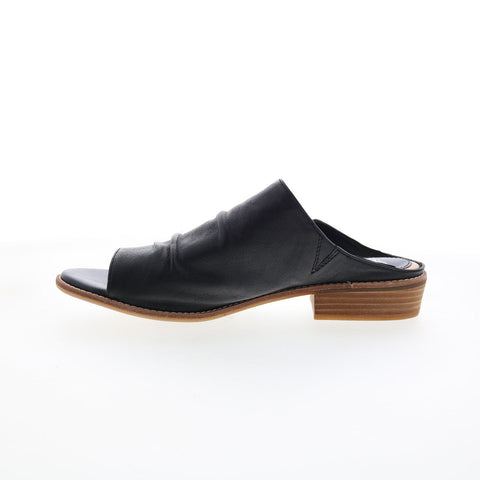 Sofft Netta SF0048201 Womens Black Leather Heeled Sandals Shoes