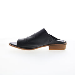Sofft Netta SF0048201 Womens Black Leather Heeled Sandals Shoes