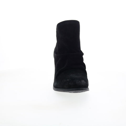 Sofft Teyton SF0050321 Womens Black Leather Zipper Ankle & Booties Boots