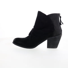 Sofft Teyton SF0050321 Womens Black Leather Zipper Ankle & Booties Boots