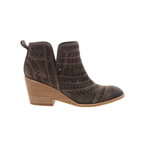 Sofft Sallie SF0051108 Womens Brown Leather Slip On Ankle & Booties Boots