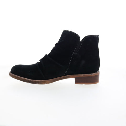 Sofft Bassett SF0053121 Womens Black Leather Zipper Ankle & Booties Boots