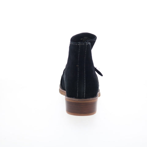 Sofft Bassett SF0053121 Womens Black Leather Zipper Ankle & Booties Boots