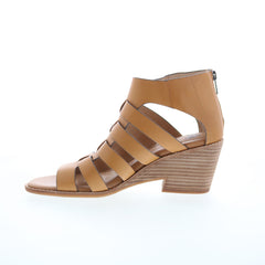 Sofft Sunny SF0058400 Womens Brown Leather Heeled Sandals Shoes