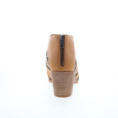 Sofft Sunny SF0058400 Womens Brown Leather Heeled Sandals Shoes