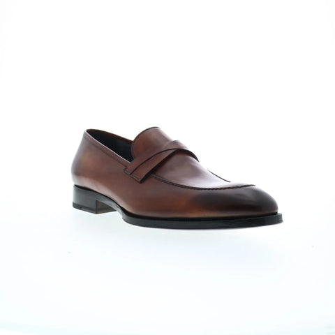 Di Bianco Siena Deco SB897 Mens Brown Loafers & Slip Ons Penny Shoes