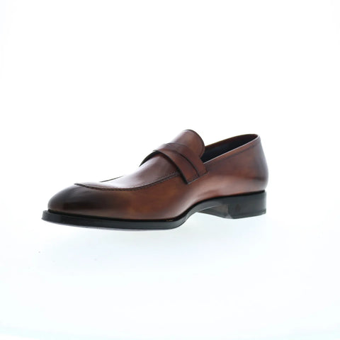 Di Bianco Siena Deco SB897 Mens Brown Loafers & Slip Ons Penny Shoes