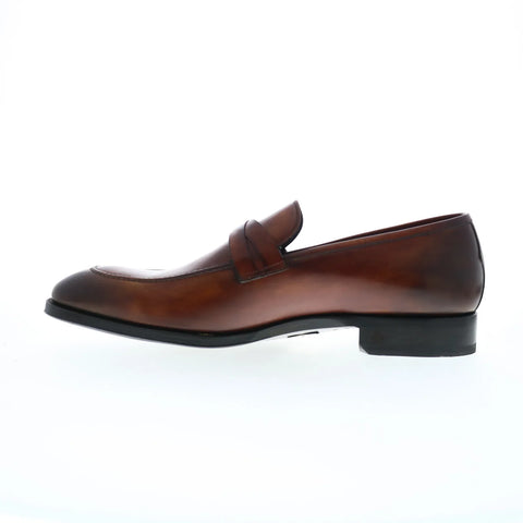 Di Bianco Siena Deco SB897 Mens Brown Loafers & Slip Ons Penny Shoes