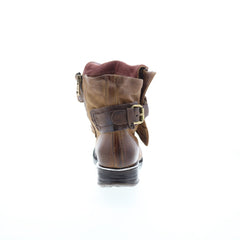 A.S. 98 Simon Womens Brown Leather Zipper Casual Dress Boots