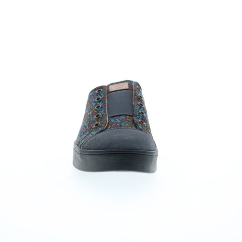 Spenco Malibu Floral SP1030BLK Womens Black Canvas Lifestyle Sneakers Shoes