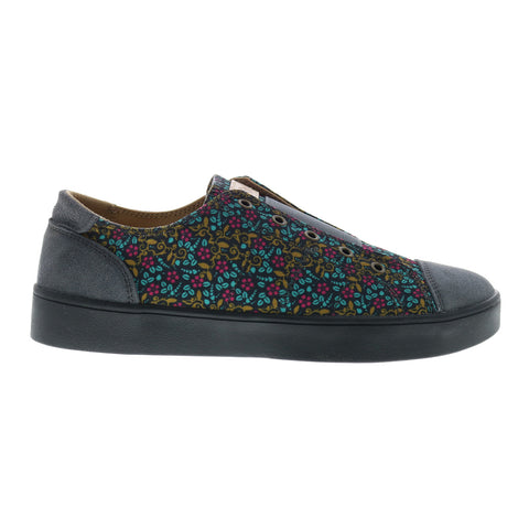 Spenco Malibu Floral SP1030BLK Womens Black Canvas Lifestyle Sneakers Shoes