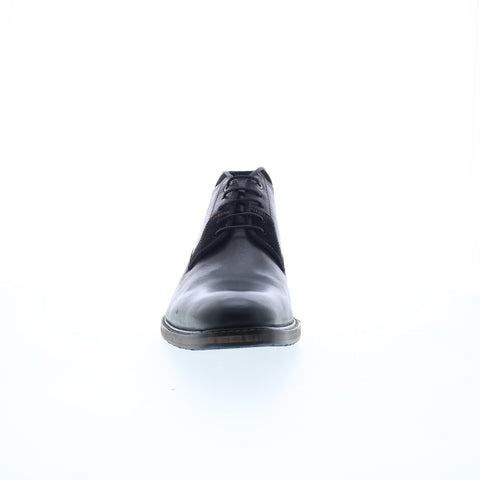 Testosterone Air Wing T99320 Mens Black Leather Lace Up Chukkas Boots
