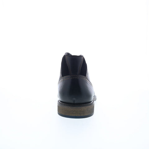 Testosterone Air Wing T99320 Mens Black Leather Lace Up Chukkas Boots