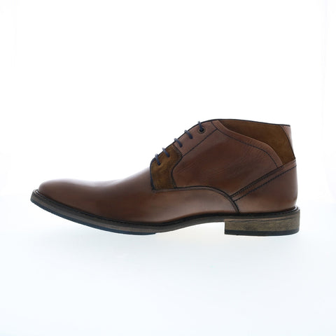 Testosterone Air Wing T99320 Mens Brown Leather Lace Up Chukkas Boots
