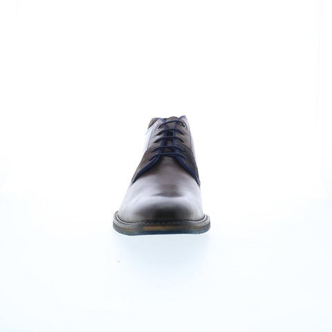 Testosterone Air Wing T99320 Mens Gray Leather Lace Up Chukkas Boots