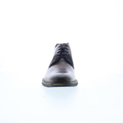 Testosterone Air Wing T99320 Mens Gray Leather Lace Up Chukkas Boots