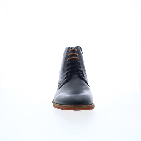 Testosterone Allow Me T99601 Mens Black Leather Lace Up Casual Dress Boots