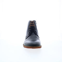 Testosterone Allow Me T99601 Mens Black Leather Lace Up Casual Dress Boots