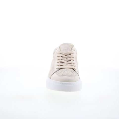 Miz Mooz Tristin Womens Beige Suede Lace Up Lifestyle Sneakers Shoes