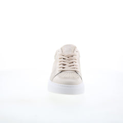 Miz Mooz Tristin Womens Beige Suede Lace Up Lifestyle Sneakers Shoes