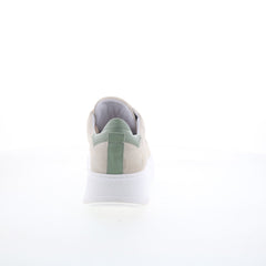 Miz Mooz Tristin Womens Beige Suede Lace Up Lifestyle Sneakers Shoes