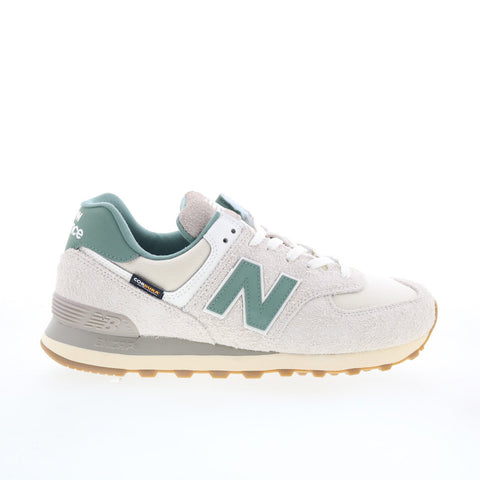 New Balance 574 U574GDG Mens Beige Suede Lace Up Lifestyle Sneakers Shoes 