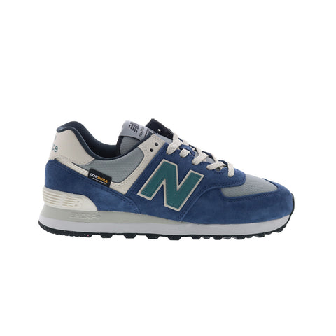 New Balance 574 U574SOA Mens Blue Suede Lifestyle Sneakers Shoes