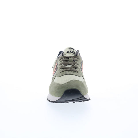 New Balance 574 U574SOC Mens Green Suede Lifestyle Sneakers Shoes