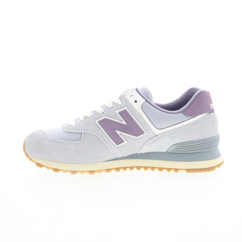 New Balance 574 U574YGD Mens Gray Suede Lace Up Lifestyle Sneakers Shoes 
