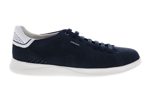 Geox U Kennet U926FB00022C4002 Mens Blue Suede Lace Up Euro Sneakers Shoes