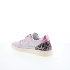 Miz Mooz Veronica Womens Purple Leather Lace Up Lifestyle Sneakers Shoes