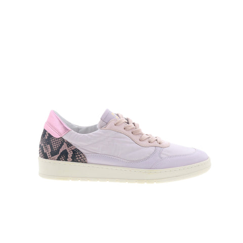 Miz Mooz Veronica Womens Purple Leather Lace Up Lifestyle Sneakers Shoes