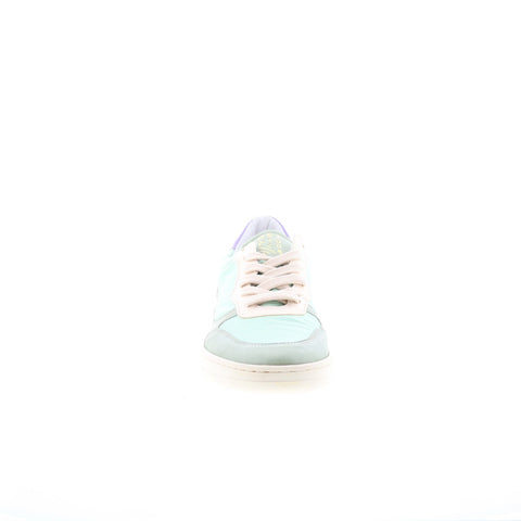 Miz Mooz Veronica Womens Green Leather Lace Up Lifestyle Sneakers Shoes