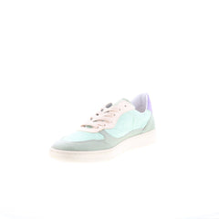 Miz Mooz Veronica Womens Green Leather Lace Up Lifestyle Sneakers Shoes