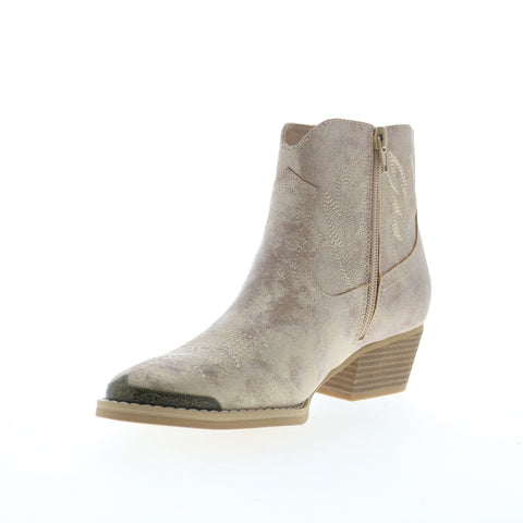 Very Volatile Veruca PVV709 Womens Beige Synthetic Ankle & Booties Boots