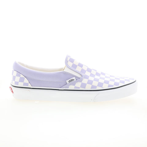 Vans Classic Slip-On VN000XG8ARV Mens Purple Skate Inspired Sneakers Shoes