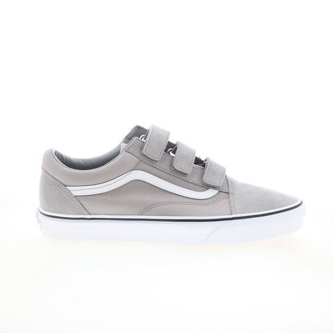 Vans Old Skool V VN0A3D296CM Mens Gray Strap Skate Inspired Sneakers Shoes