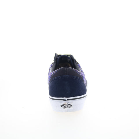Vans Old Skool VN0A3WKT4S1 Mens Blue Suede Skate Inspired Sneakers Shoes