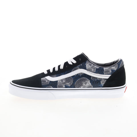 Vans Old Skool VN0A3WKT9IB Mens Black Suede Skate Inspired Sneakers Shoes