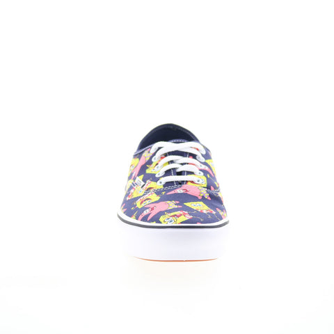Vans Comfycush Authentic Spongebob Mens Blue Skate Inspired Sneakers Shoes