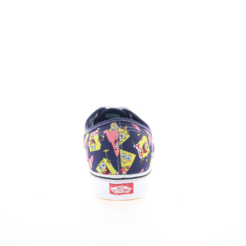 Vans Comfycush Authentic Spongebob Mens Blue Skate Inspired Sneakers Shoes