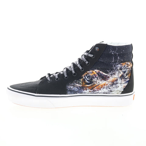 Vans Comfycush Sk8-Hi VN0A3WMB9EF Mens Black Skate Inspired Sneakers Shoes