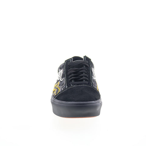 Vans Comfycush Old Skool Mens Black Suede Skate Inspired Sneakers Shoes
