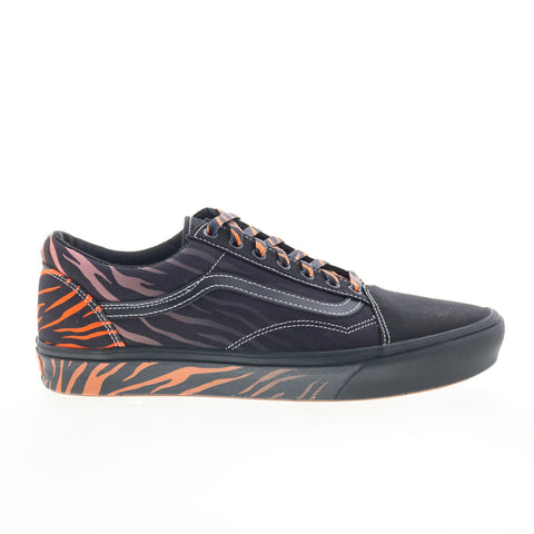 Vans Comfycush Old Skool Mens Black Suede Skate Inspired Sneakers Shoes