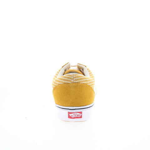 Vans Comfycush Old Skool Mens Yellow Skate Inspired Sneakers Shoes