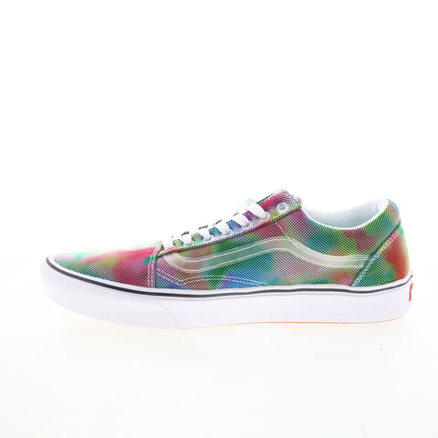 Vans Comfycush Old Skool Mens Green Synthetic Skate Inspired Sneakers Shoes