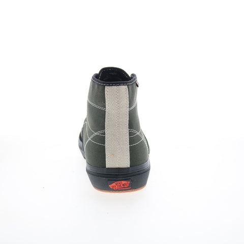 Vans Crockett High VN0A5JIGACW Mens Green Skate Inspired Sneakers Shoes