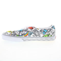 Vans Crayola Authentic VN0A5KRDARE Mens White Skate Inspired Sneakers Shoes