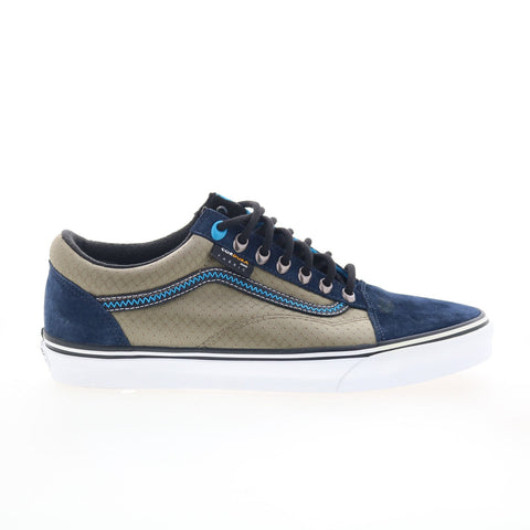Vans Old Skool VN0A5KRF8Q7 Mens Green Suede Skate Inspired Sneakers Shoes